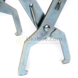 Frame Grip, Wooden Handle (Galvanised)