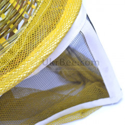 Beekeeper Hat with Metal Mesh Veil, Bamboo Hat