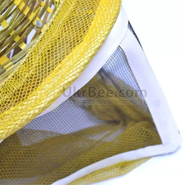 Шапка бджоляра з металевою сіткою, капелюх бамбук (мал 6)