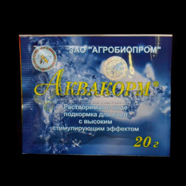 Аквакорм . Підкомрка(20г)