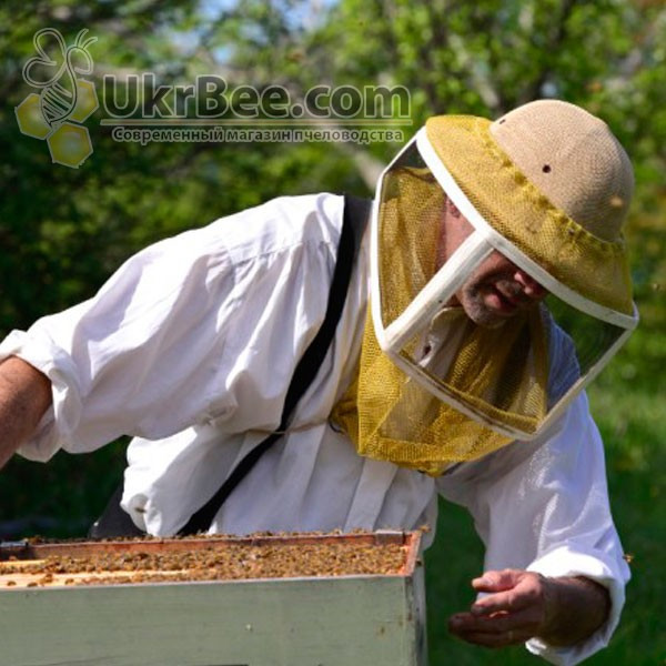 Beekeeping Hat with Metal Mesh Veil, USA