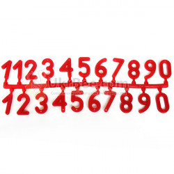 Plastic Hive Numbers (21 digits, plastic) - 2 sets