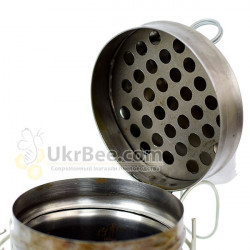 Black Steel Bee Smoker + Burn Guard