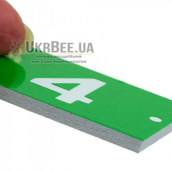 Large Hive Number Plates (100 pcs), PVC