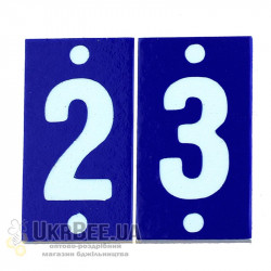 Small hive numbers (for 100 hives), PVC