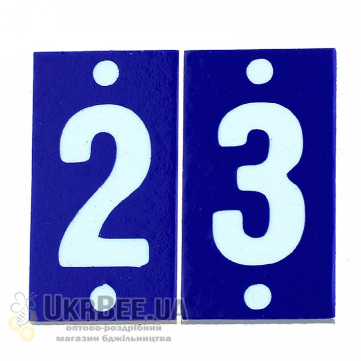 Small hive numbers (for 100 hives), PVC