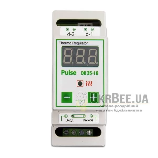 Терморегулятор для обігрівача вулика цифровий Pulse DR35-16 (мал 3)