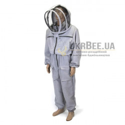 Beekeeping Overall "Euro LUX", fabric: linen-gabardine