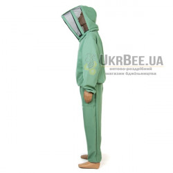 Beekeeping Suit with Euro Veil, Gabardine Fabric