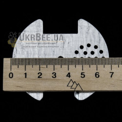 Round Hive Entrance Disc, Galvanised, Ø70 mm
