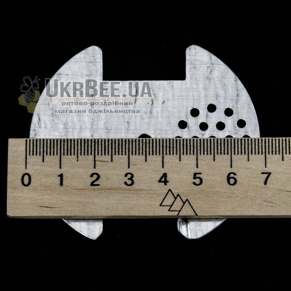Round Hive Entrance Disc, Galvanised, Ø70 mm