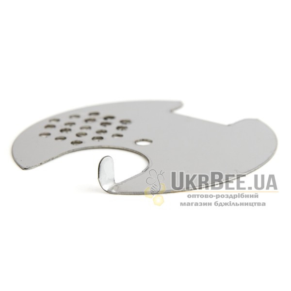 Round hive entrance disc. Stainless steel, Ø70 mm