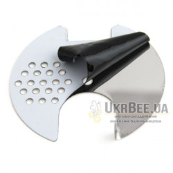Round hive entrance disc. Stainless steel, Ø70 mm