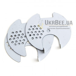 Round hive entrance disc. Stainless steel, Ø70 mm