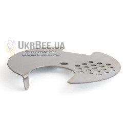 Round hive entrance disc. Stainless steel, Ø70 mm