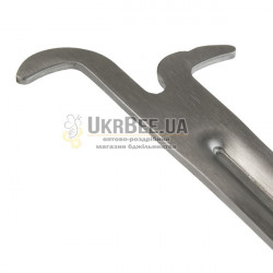 Hive Tool with Double Lifter "Long Tool" (39 cm), Stainless Steel