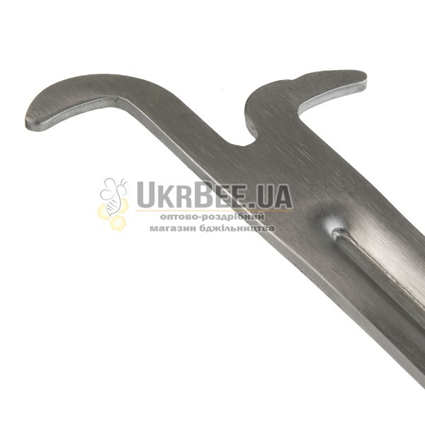Hive Tool with Double Lifter "Long Tool" (39 cm), Stainless Steel