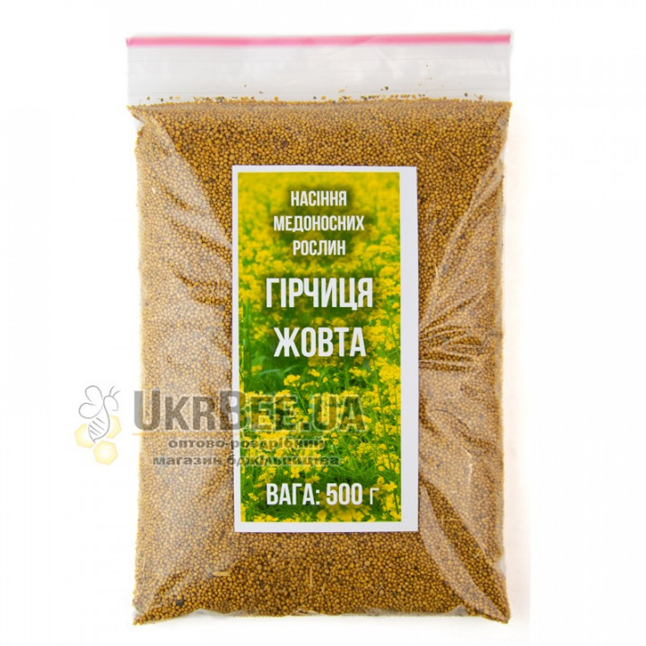 Гірчиця Жовта. 500 г. Насіння медоносів, (мал. 2)