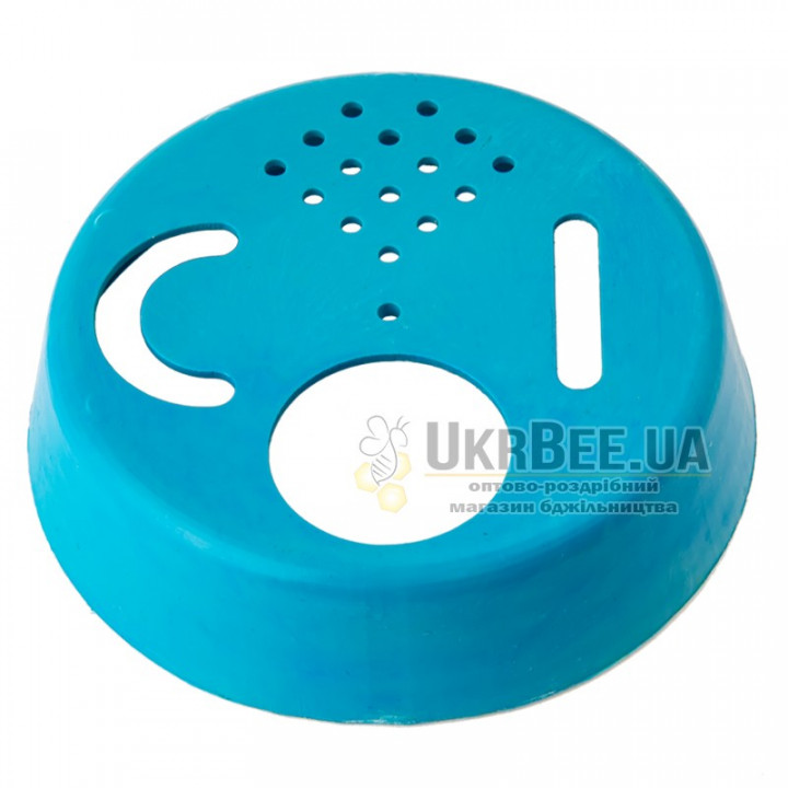 Round PLASTIC hive entrance disc with landing rim (4 positions, Ø80)