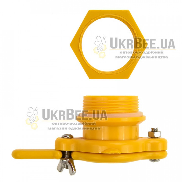 Small drain tap for honey extractor 44/54 mm, Poland