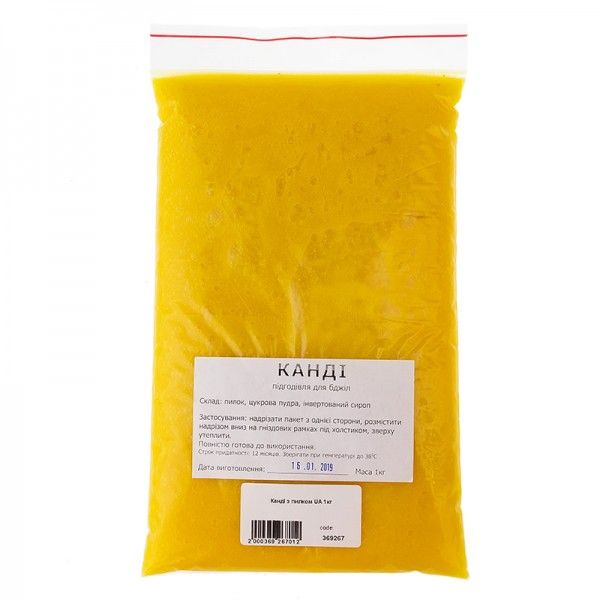 Канди с пыльцой (+инверт. сироп) 1кг, рис. 1