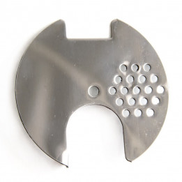 Round hive entrance disc. Stainless steel, Ø70 mm