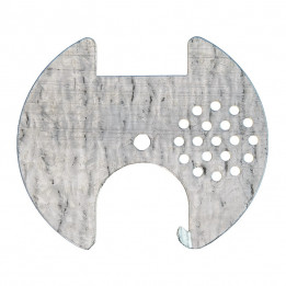 Round Hive Entrance Disc, Galvanised, Ø70 mm