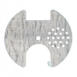 Round Hive Entrance Disc, Galvanised, Ø70 mm