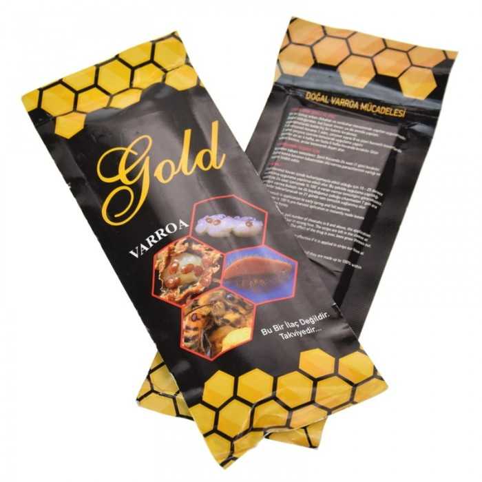 Полоски Голд Варроа (Gold Varroa) 10 полосок, Турция, рис. 1 Полоски Голд Варроа (Gold Varroa) 10 полосок, Турция, рис. 1