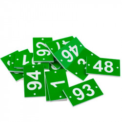 Large Hive Number Plates (100 pcs), PVC
