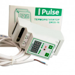 Pulse DR35-16 Digital Thermostat for Hive Heater, DIN Rail Mount