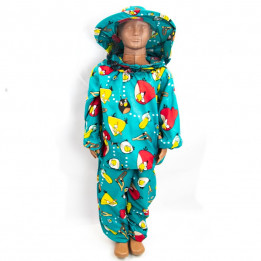 Children’s beekeeping suit with round hat.