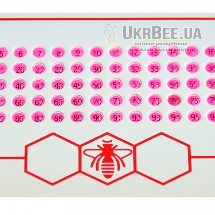 Мітки для маток номерні, Чехія мал. 4