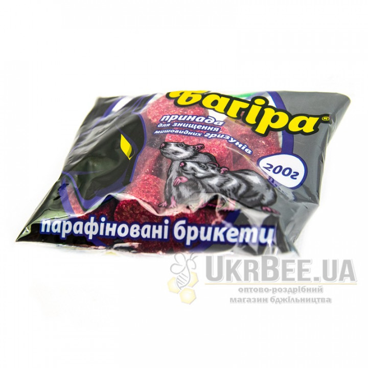 "Bagira" Rodent Poison Briquette 200g, Ukravit