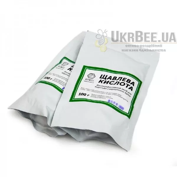 Щавлева кислота, 20г, 100г BeeWell - 4