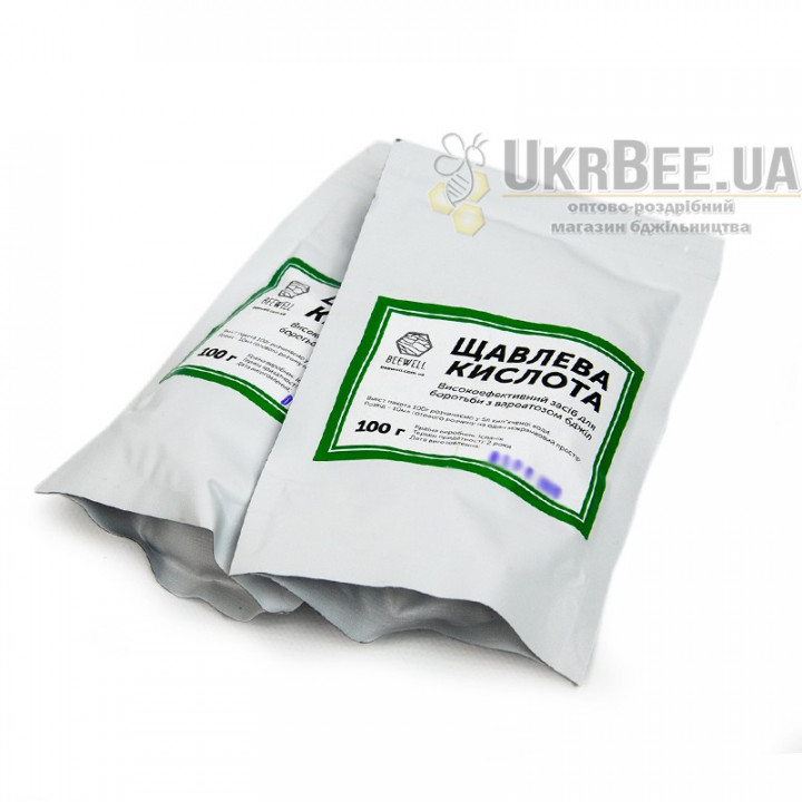 Щавлева кислота, 20г, 100г BeeWell - 5