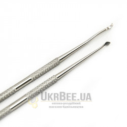 Grafting Tool for Transferring Larvae, Czech Republic (Double-Ended Metal)