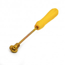 Foundation embedding roller for frames (brass + wood)