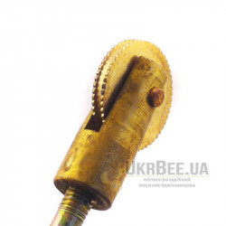 Foundation embedding roller for frames (brass + wood)
