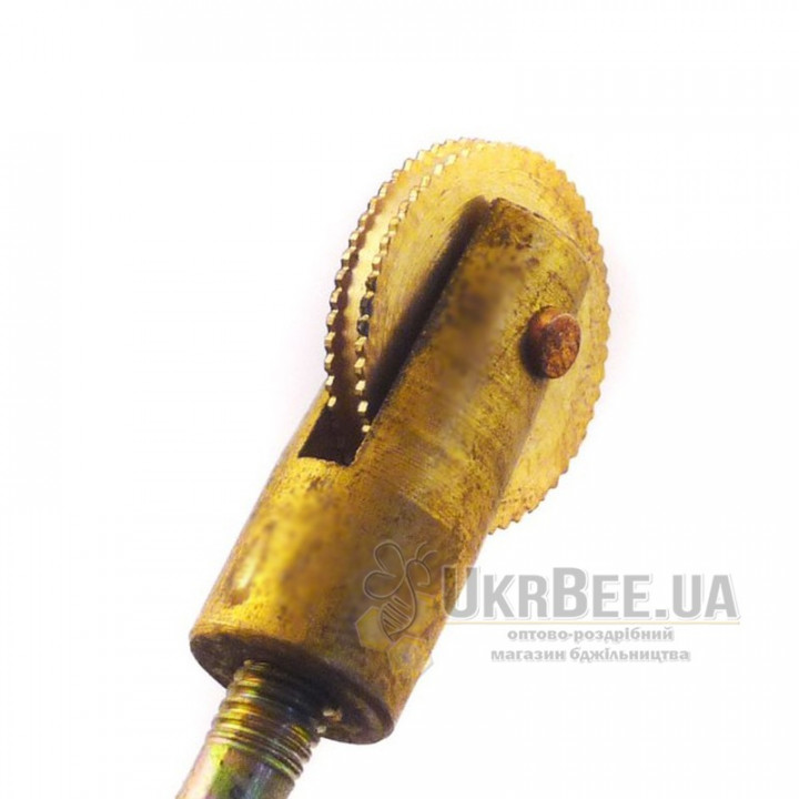 Foundation embedding roller for frames (brass + wood)