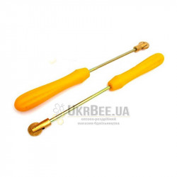 Foundation embedding roller for frames (brass + wood)