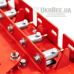5-Hole Beekeeping Frame Punch with Guide Mechanism (Two Handles) + Eyelets