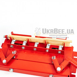 5-Hole Beekeeping Frame Punch with Guide Mechanism (Two Handles) + Eyelets