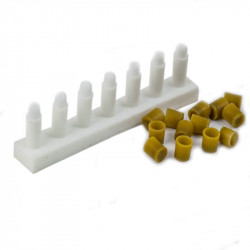 Silicone mould, strip for 7 cell cups (for Nicot)