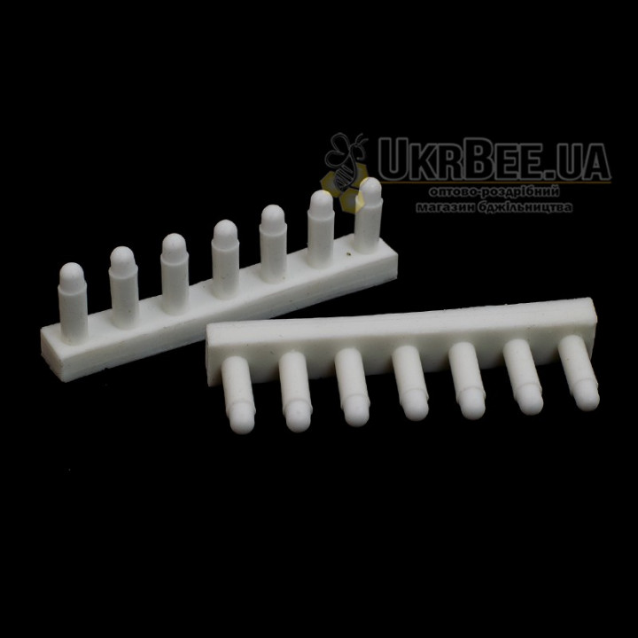 Silicone mould, strip for 7 cell cups (for Nicot)