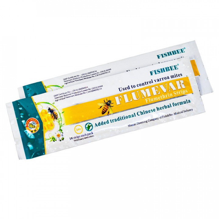 FLUMEVAR Varroa Mite Strips, 10 strips