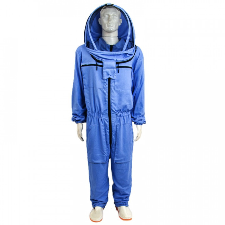 Beekeeper’s Coverall (Linen), "Euro" Hood