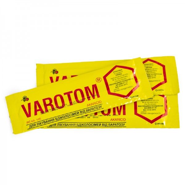 Варотом (полоски від варроатозу у бджіл)