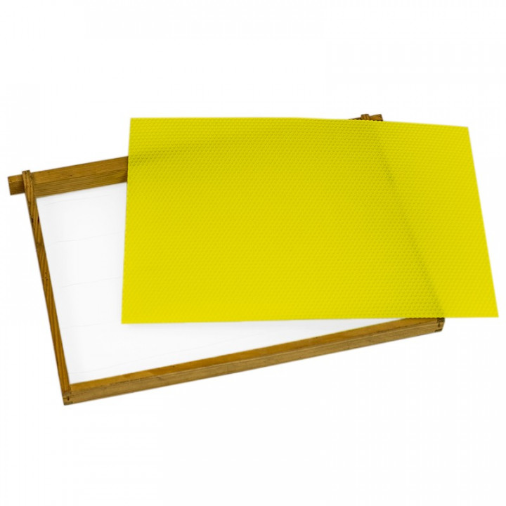 Plastic foundation for "Dadant", "Root" and "Half-frame" frames