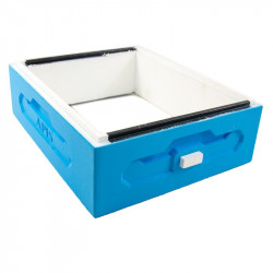 10-Frame Polystyrene Hive: 1 Dadant Brood Box + 2 Supers, Floor, Roof